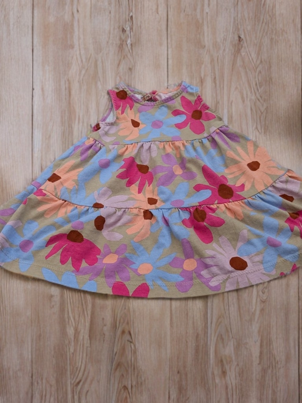 Carter's Multi-Color Floral Tiered Dress